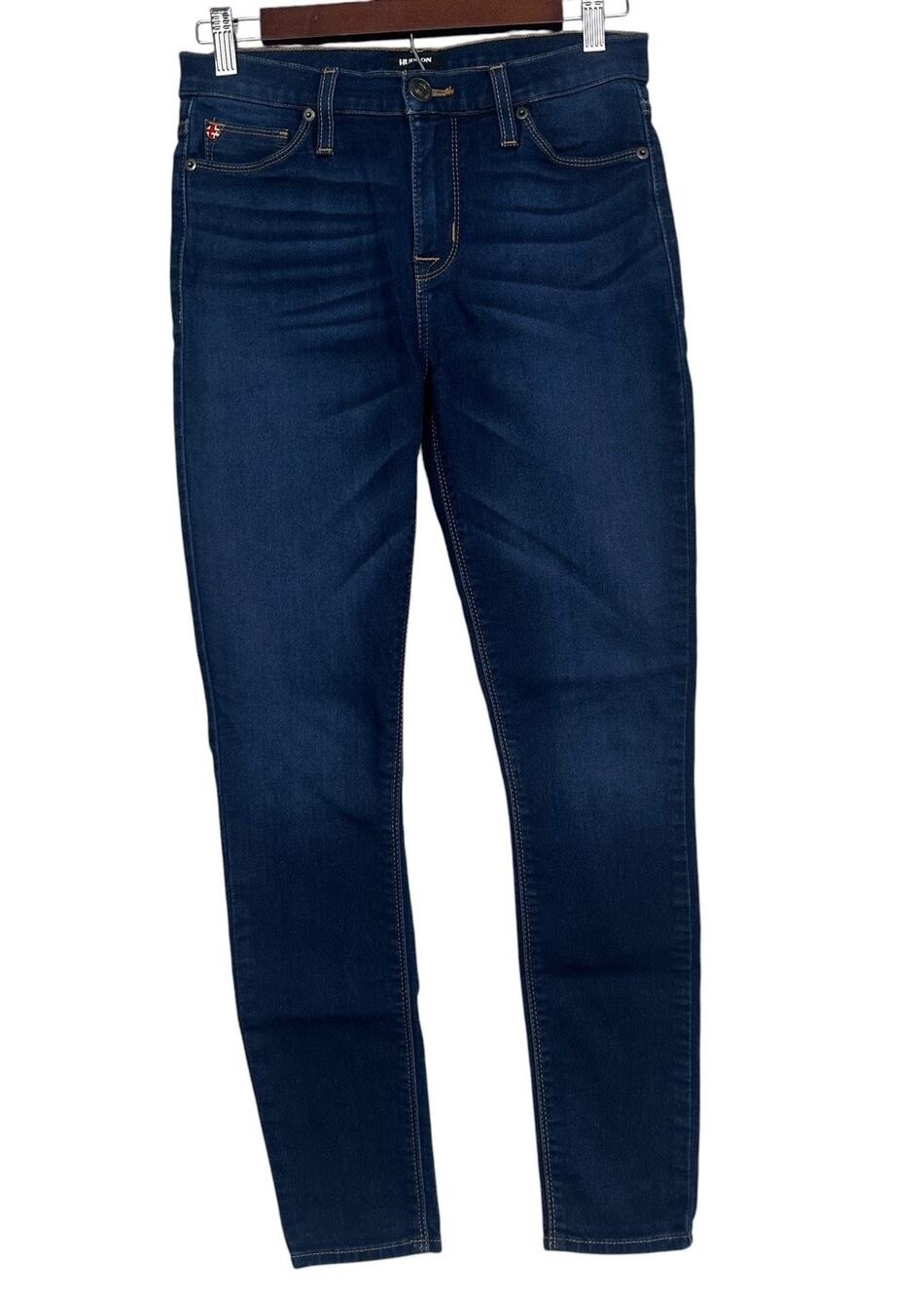 Hudson Women’s Natalie Super Skinny Dark Wash Stretch Denim Jeans Size 26